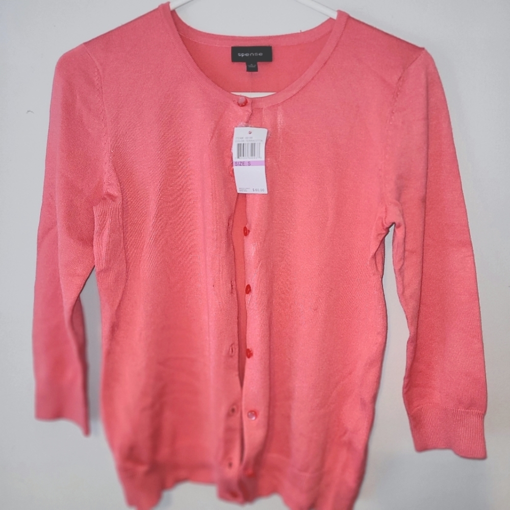 Coral Cardigan NWT